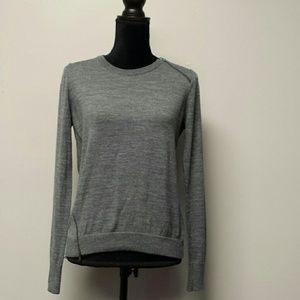 J.Crew Merino Wool Asymmetrical Zip Sweater Sz S